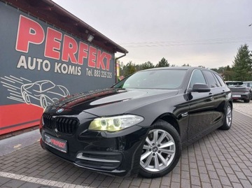 BMW Seria 5 F10-F11 Limuzyna 518d 143KM 2014 BMW Seria 5 Navi Klimatronik Sensor Elektryka ..., zdjęcie 1