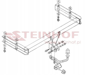 БУКСИРОВОЧНЫЙ КРЮК AUDI A6 C5 QUATTRO SEDAN+COMBI 4x4