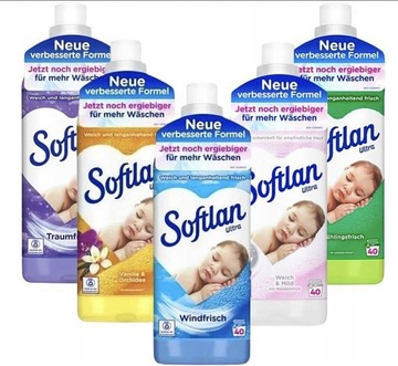 НЕМЕЦКИЙ SOFTLAN 6 X КОНЦЕНТРАТ СМЯГЧИТЕЛЕЙ ДЛЯ ТКАНИ 1 Л СМЕСЬ