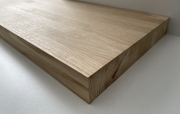 Półka dąb ,płyta klejona,schody, parapet dębowy, trepy 40x250x800mm