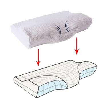 ORTOPEDYCZNA PODUSZKA PODUSZKA POD GŁOWĘ ERGONOMICZNA PODUSZKA Z PIANKI