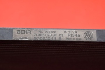 CHLADIČ KLIMATIZACE 6Q0820411B SEAT IBIZA 3 III 1.9 TDI 02R