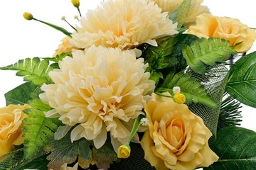 СОСТАВ ПЛАТЬЕ БУКЕТ ХРИЗАНТЕМА ОТДЕЛКА ЦВЕТЫ НАБОР ИСКУССТВЕННЫЕ ЛИСТЬЯ