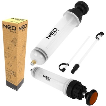 NEO STRZYKAWKA ODSYSARKA OLEJU PŁYN HAMULCOWY PALIWO 200ml wysysarka ręczna