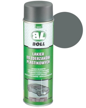 BOLL lakier do plastiku zderzaków spray SZARY