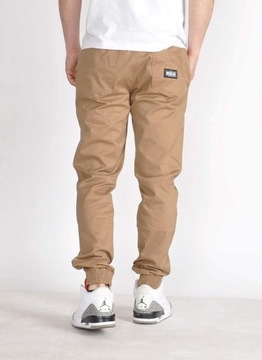 Spodnie 4XL Bossline Cut Jogger Karmelowe joggery