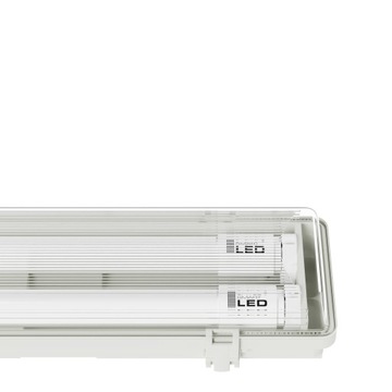 Герметичный светильник, светодиодная люминесцентная лампа для гаража, 120 см, накладной монтаж, мастерская