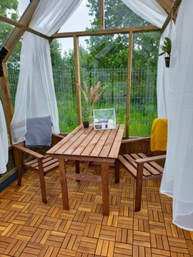 Деревянная терраса из акации 30х30см 30 шт.