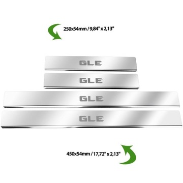 MERCEDES GLE W166 VRSTVA  PRAHU NA PRAHY OCEL NEREZ 304 LESK