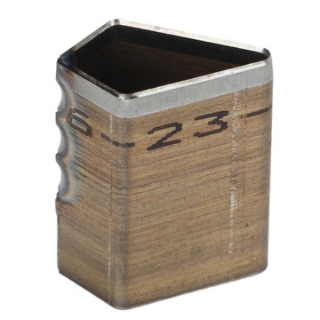 7шт. Кожаная высечка, полая штамповочная форма, трапеция 7 EM