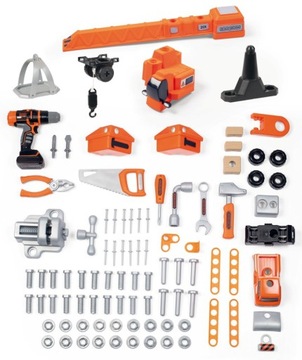 SMOBY БОЛЬШАЯ МАСТЕРСКАЯ С КРАНОМ BLACK DECKER 94AKC