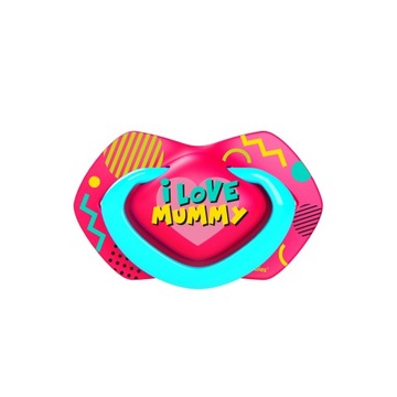 Canpol baby - Пустышка симметричная силиконовая NEON LOVE 0-6 м, 2 шт.