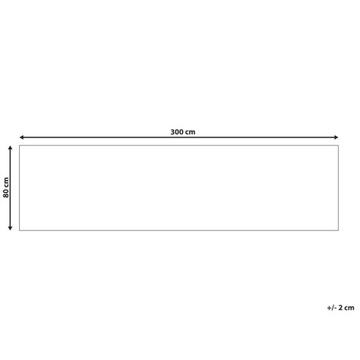 Джутовый ковер 80 х 300 см бежевый YUVACIK