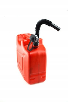 ПЛАСТИКОВАЯ КАННИСТРА 10 Л для топлива и масла с выдвижной RED FUNNY