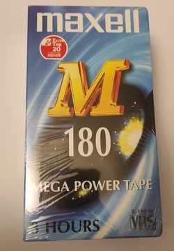 Maxell E-180 M 180 VHS Video#25