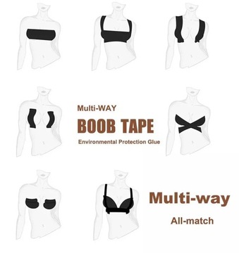 1 рулон ленты для бюстгальтера и груди, наклейка для подтяжки груди для сосков, тела, груди