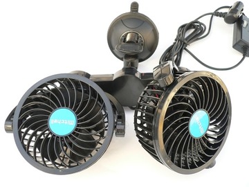 СУПЕР ВЕНТИЛЯТОР, ДВОЙНОЙ АВТОМОБИЛЬНЫЙ ВЕНТИЛЯТОР, 12 В