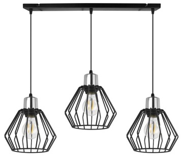 LAMPA WISZĄCA ŻYRANDOL SUFITOWA DRUCIAK KLOSZ LED