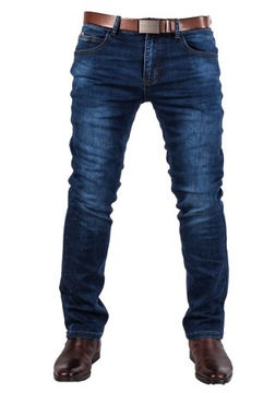Pánske džínsové nohavice tmavomodré rovné MURITO veľ.29