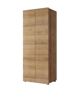 Szafa z drążkiem dąb złoty szer. 80 cm KLARA KL9