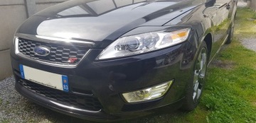 FORD MONDEO MK4 брови ЧЕРНЫЕ///ПЛАСТИК///АБС///