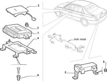 PŘEPÍNAČ BRZDY RUČNÍ LANCIA THESIS 60675897