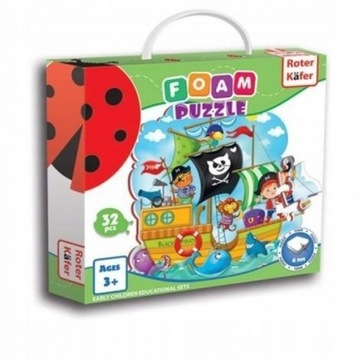MIĘKKIE PUZZLE PIRACI ROTER KAFER DZIECKO ZABAWA