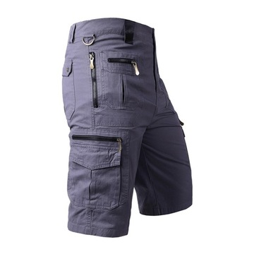 Men's Summer Knee Length Cargo Shorts Military Cam