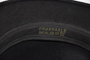 CRUSHABLE WEŁNIANY KAPELUSZ M/L 58 IDEALNY