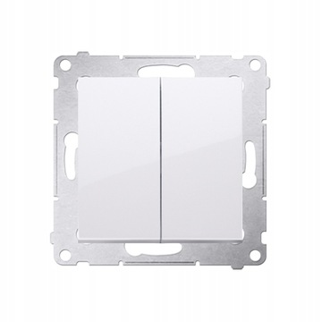 SIMON54 DW5.01/11 łącznik pdwójny - biały