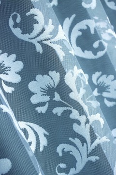 MG ШТОРА жаккардовая 31630 БЕЛАЯ высота 250см 0,5м