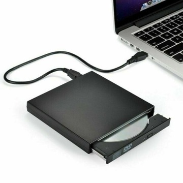 ВНЕШНИЙ ДИСКОВОД ИНТЕРФЕЙС USB 2.0 ПОРТАТИВНЫЙ ОПТИЧЕСКИЙ CD-RW ПРИВОД