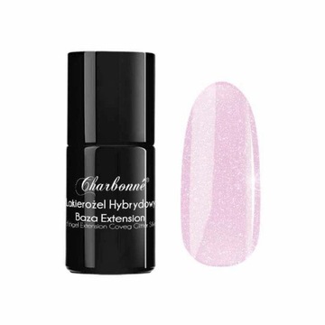 CHARBONNE Base EXTENSION COVER Glitter Silver 15ml
