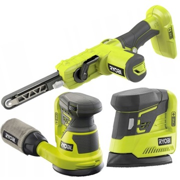 Ленточно-шлифовальная машина RYOBI DELTA PEX R18CK3D-0GJ 18V.