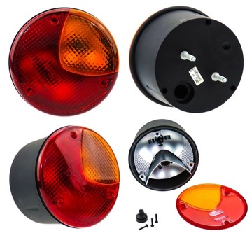 LAMPA TYLNA ZESPOLONA PRAWA LEWA HALOGEN STOP