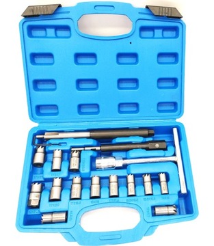 ФРЕЗЫ ДЛЯ РЕГЕНЕРАЦИИ СЕДЕЛ ИНЖЕКТОРОВ, 17 шт.