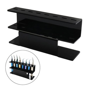 Акриловый держатель для пинцетов с 8 отверстиями Также для ножниц и