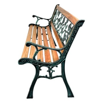 САДОВАЯ СКАМЬЯ ПАТИО ТЕРРАСА ДЕРЕВЯННАЯ ЧУГУННАЯ ПАРК LO1000-2