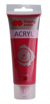 Farba akrylowa 75ml CIEMNO RÓŻOWA Happy Color