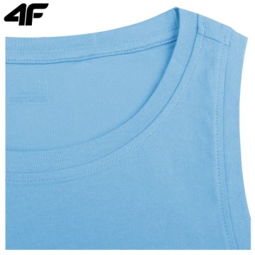 МУЖСКАЯ ФУТБОЛКА 4F КУРТКА БЕЗРУКАВНАЯ ВЕРХ ХЛОПОК SS23M352