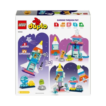 LEGO DUPLO Приключения космического корабля 3 в 1 10422