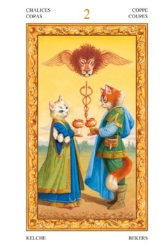 ИГРОВЫЕ КАРТЫ ТАРО БЕЛЫХ КОТОВ НАБОР КАРТ ТАРО БЕЛЫХ КОШЕК