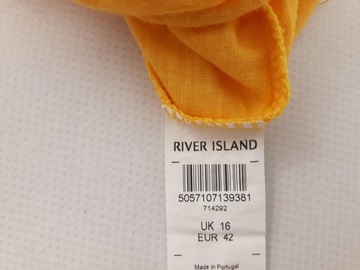 RIVER ISLAND dresowa BLUZKA krótki rękaw _ 42