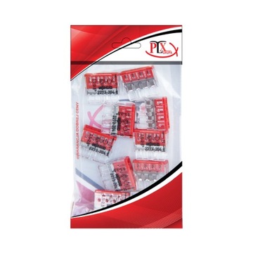 SZYBKOZŁĄCZKA WAGO 4 x2,5mm - 10szt KOMPLET 2273