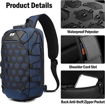 СУМКА CROSSBODY VARLIVOO НА КОМБИНИРОВАННОЙ МОЛНИИ