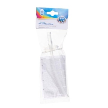 ТРУБКА СИЛИКОНОВАЯ CANPOL, СЕРЕБРЯНАЯ 1 ШТ. 56/005