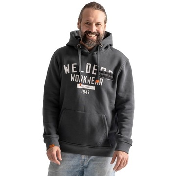 Bluza męska KEMPPI WEAR z kapturem XXL dark grey MODAKRYL