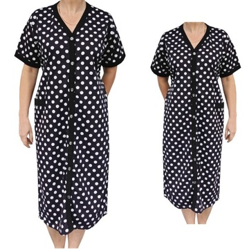 Podomka na guziki szlafrok krótki ręk 10/3XL Sen32