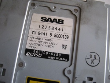 Saab 9-5 2.3t Радио 2 DIN Denso 12758441