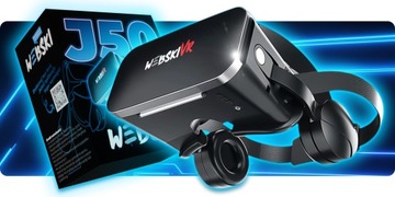 GOGLE VR DO SMARTFONA TELEFONU GIER FILMÓW 360 3D WBUDOWANE SŁUCHAWKI+PILOT